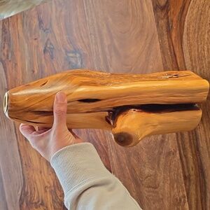 Western Juniper Wooden Candle Holder